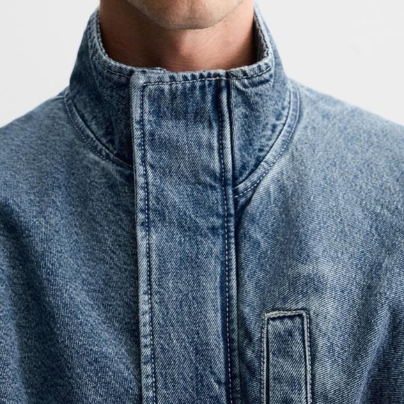 🔥🔥Zara Relaxed fit denim Jacket - Picture 4 of 4